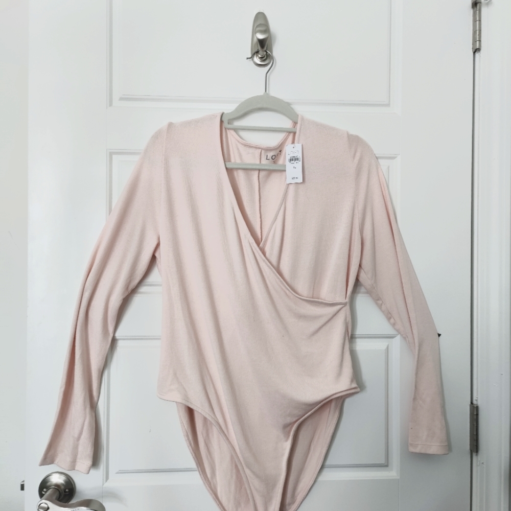 Baby Pink long sleeve bodysuit